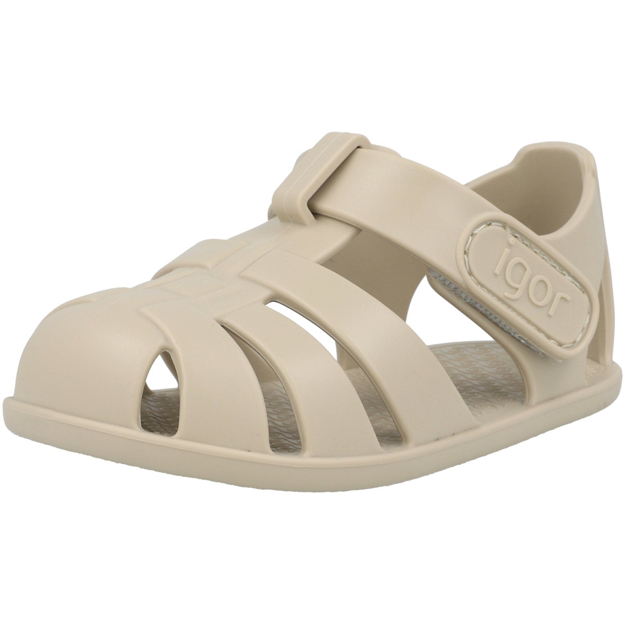 Igor Nemo Solid Beige Jelly Sandals