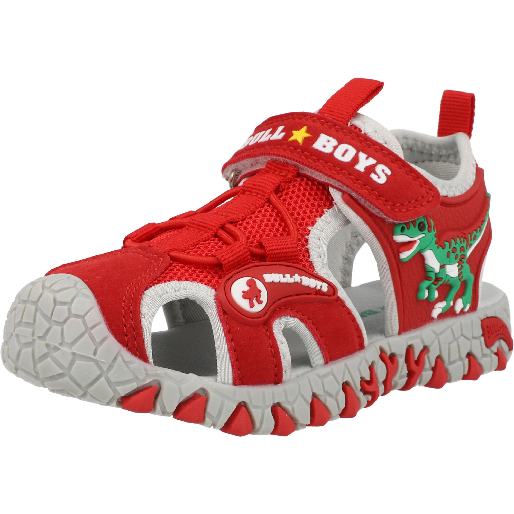 Bull Boys Velociraptor Lights Red Sandals – Awesome Shoes