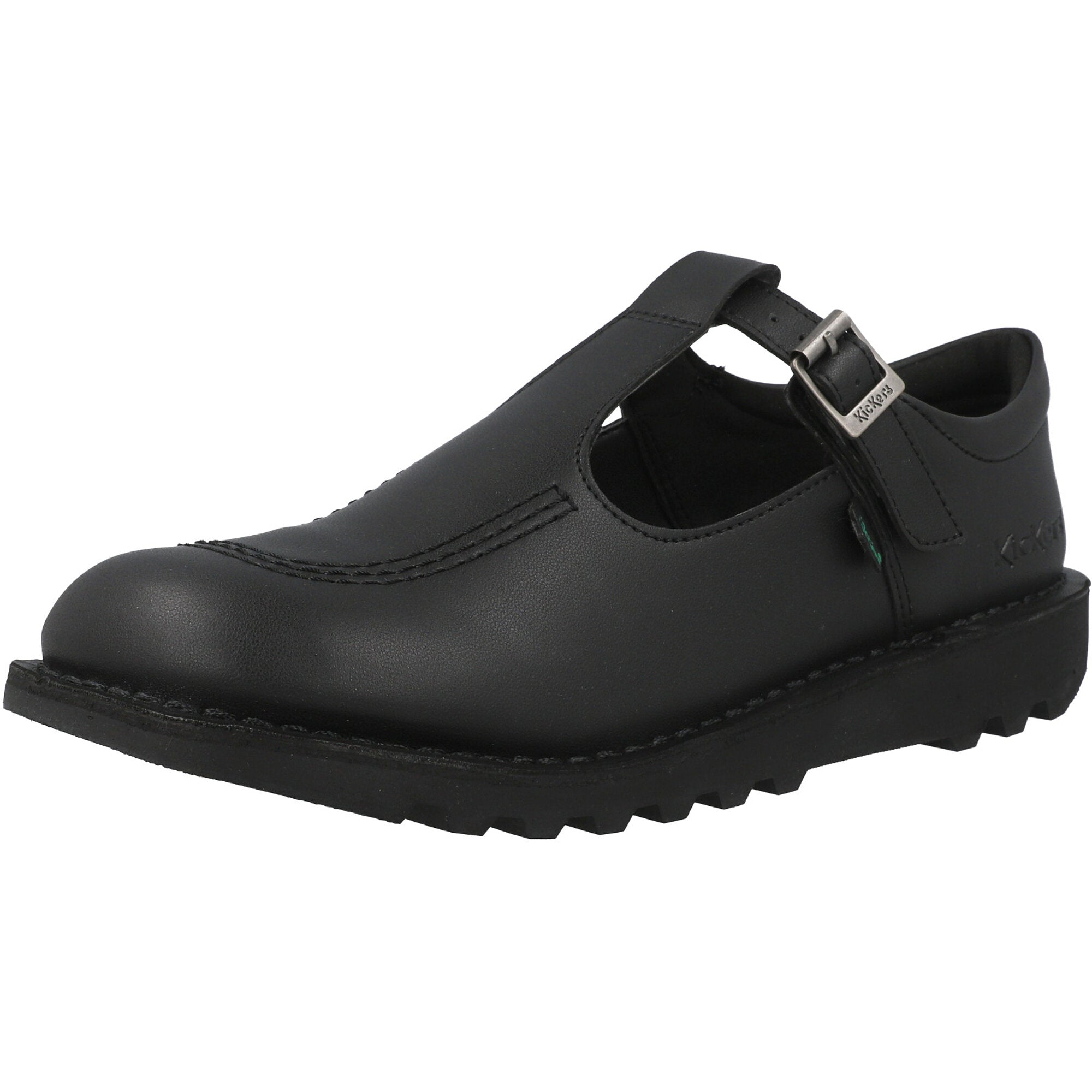 Kickers Kick T Vegan Y Black School Shoes – Awesome Shoes