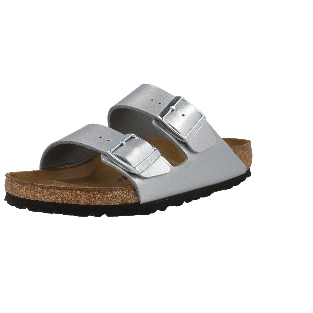 Birkenstock Arizona Silver Sandals