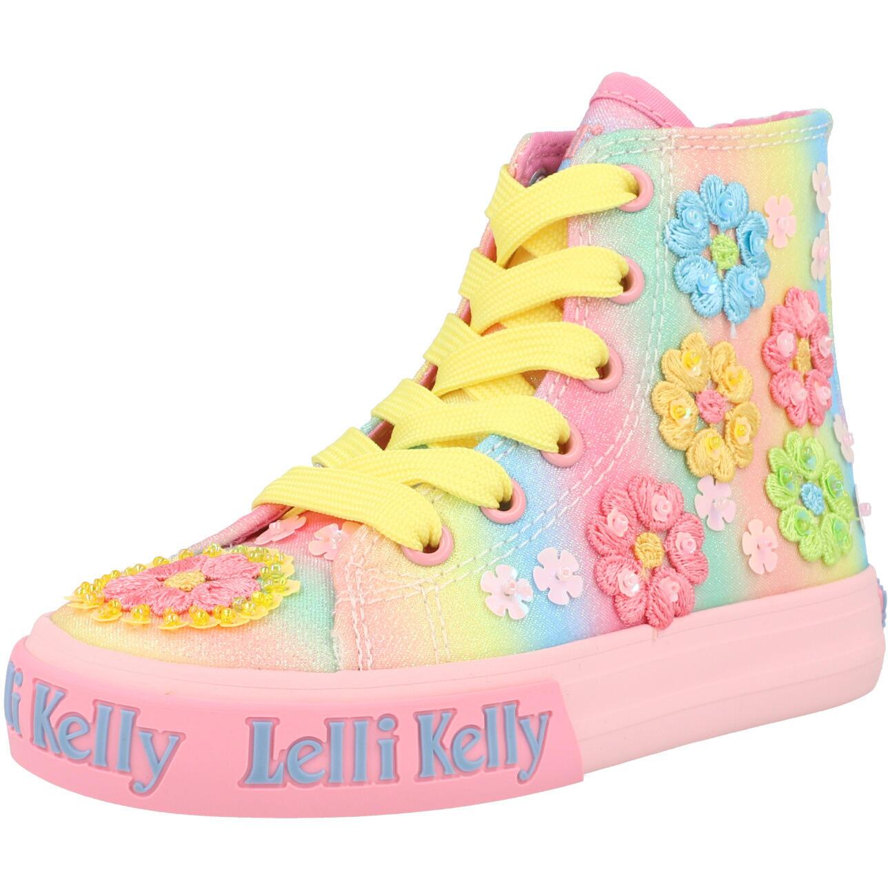 Lelli Kelly Francesca Mid Lilac High Top Canvas Shoes – Awesome Shoes