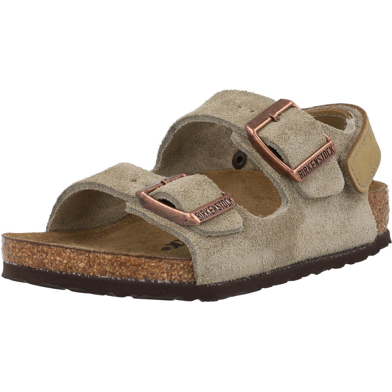 Birkenstock Milano Kids Taupe Sandals – Awesome Shoes