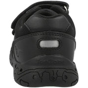 ToeZone Dex Vegan Dinosaur Rip Tape School Shoes Black