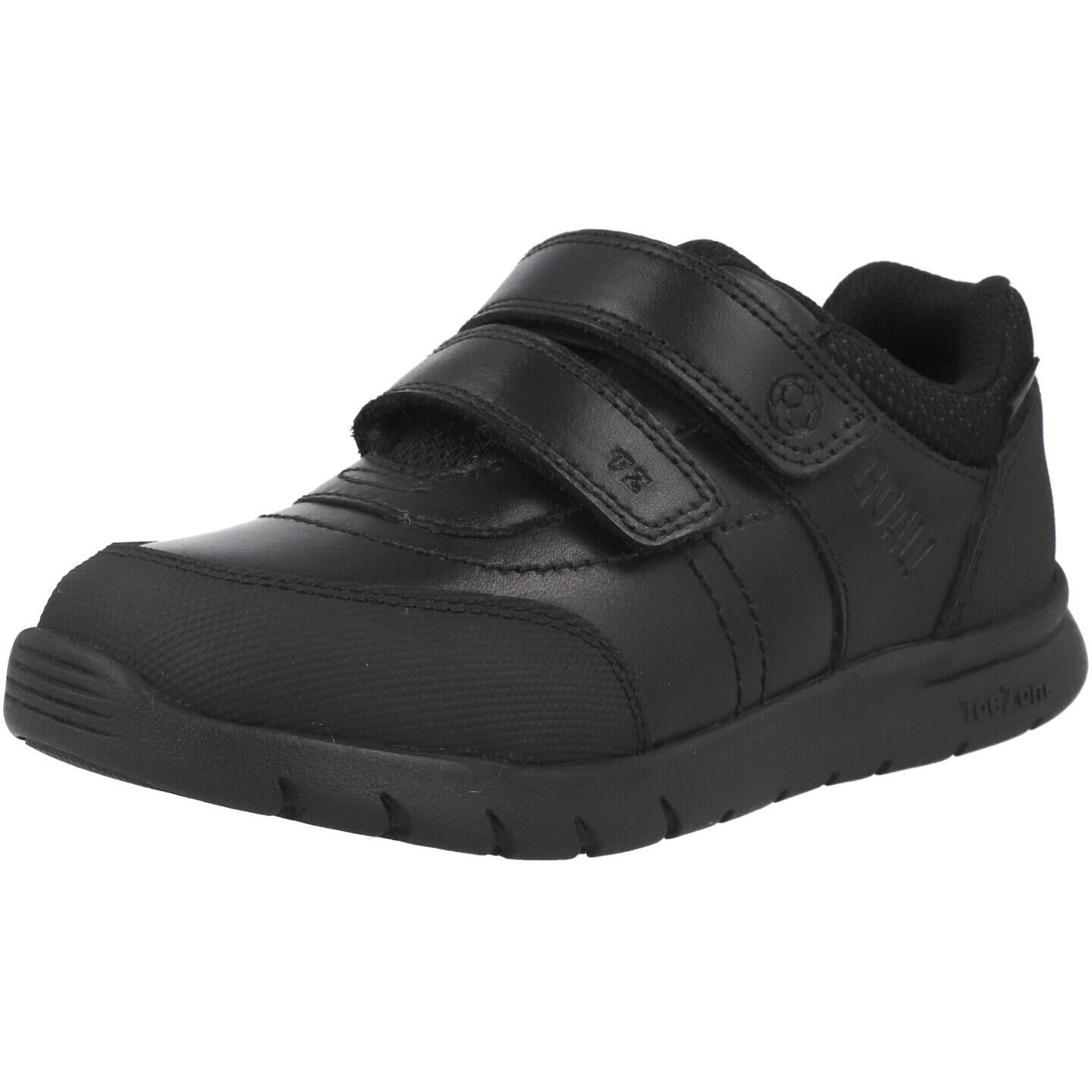 ToeZone Strike Football School Shoes Black