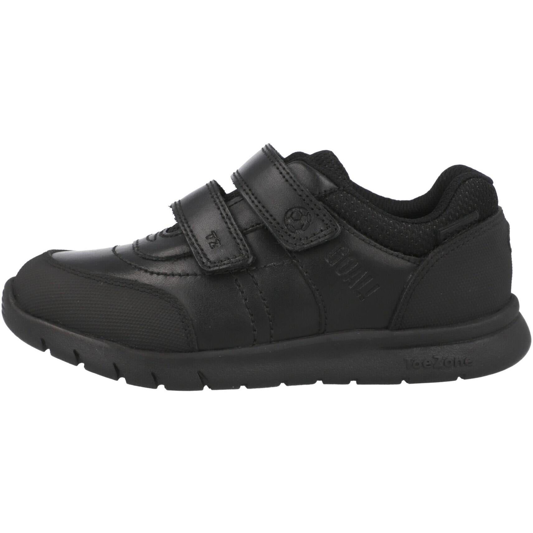 ToeZone Strike Football School Shoes Black