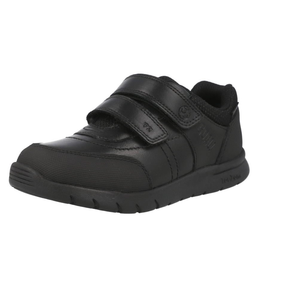 ToeZone Strike Football School Shoes Black