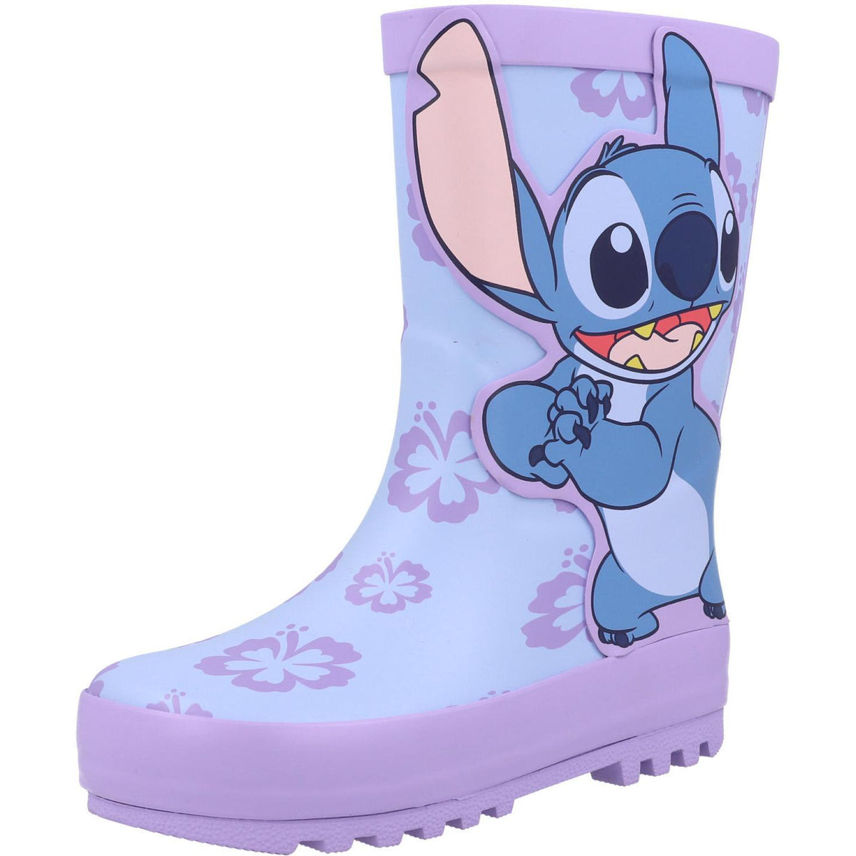 Disney Stitch San Rubber Welly Purple GUV32216AA01LSZZ