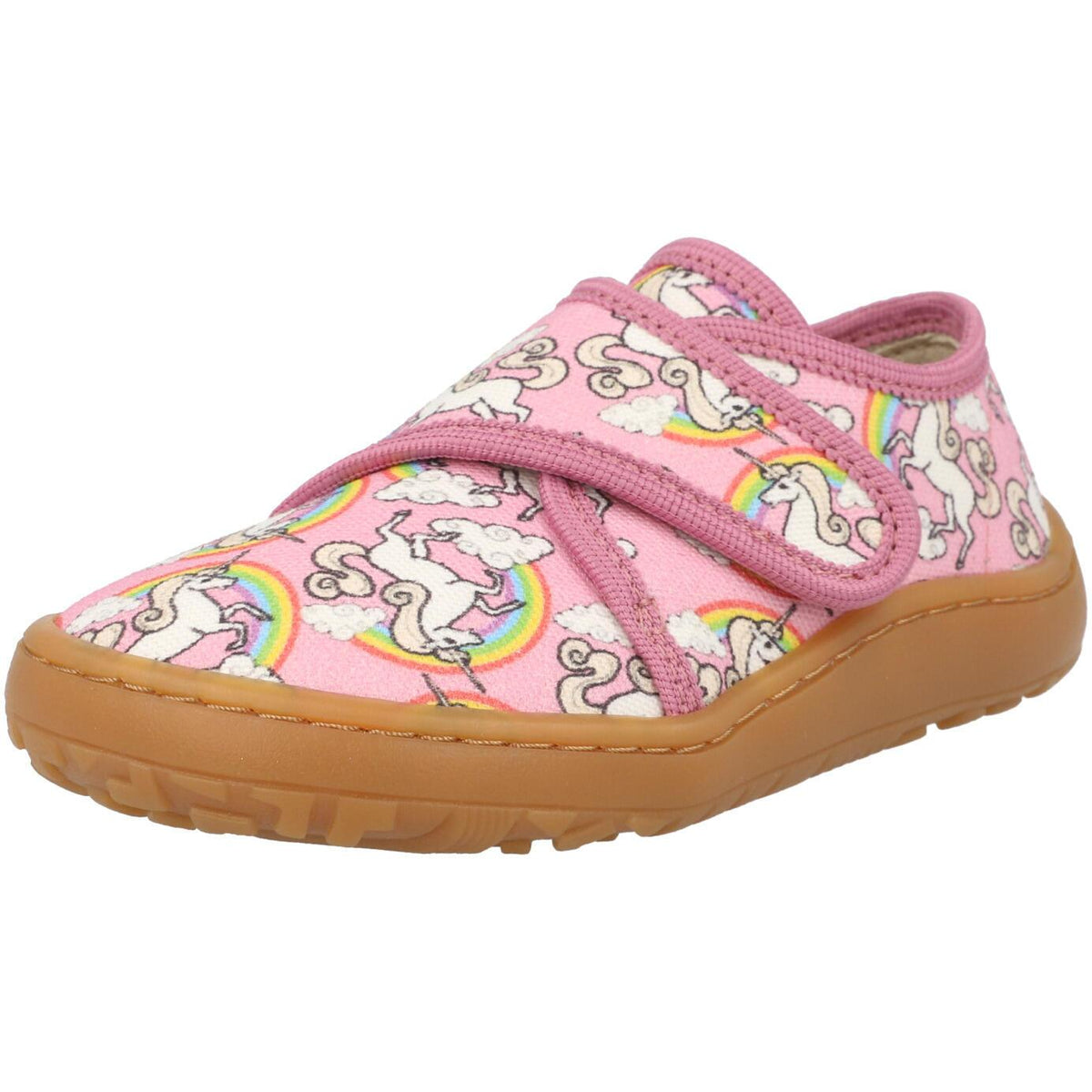 Froddo Barefoot Slippers White Pink Unicorn G170043811