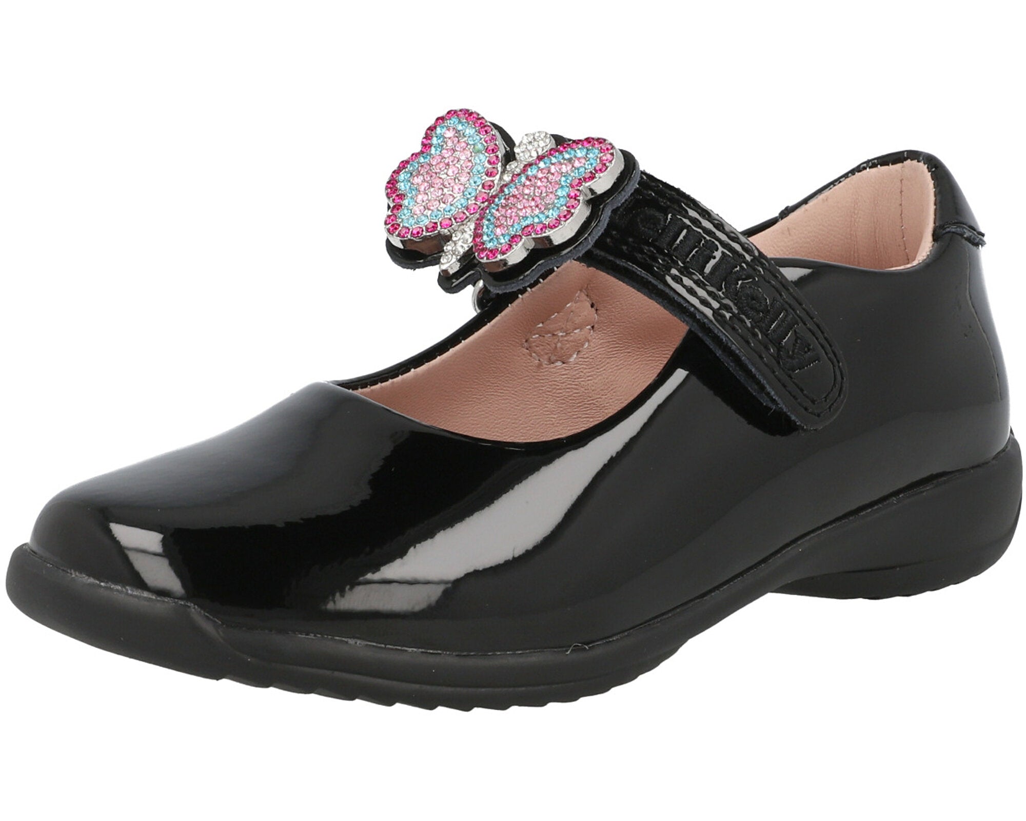 Lelli Kelly Luna Black School Shoes