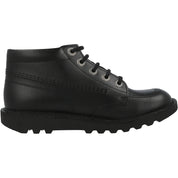 Kickers Kick Hi Black Leather Boots