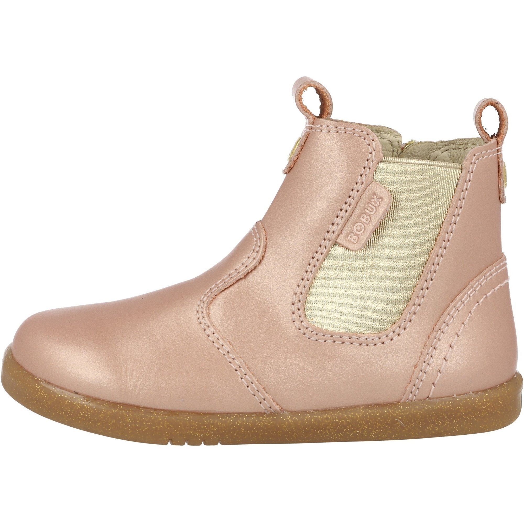 Bobux i-Walk Jodhpur Rose Gold Boots