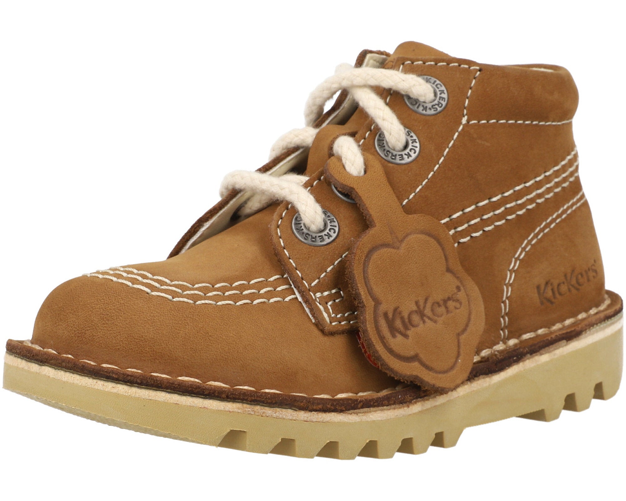 Kickers Kick Hi Zip I Tan Boots