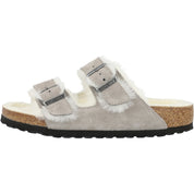 Birkenstock Arizona Shearling Stone Coin Slippers