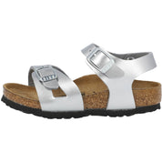 Birkenstock Rio Kids Electric Metallic Silver Sandals