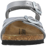 Birkenstock Rio Kids Electric Metallic Silver Sandals