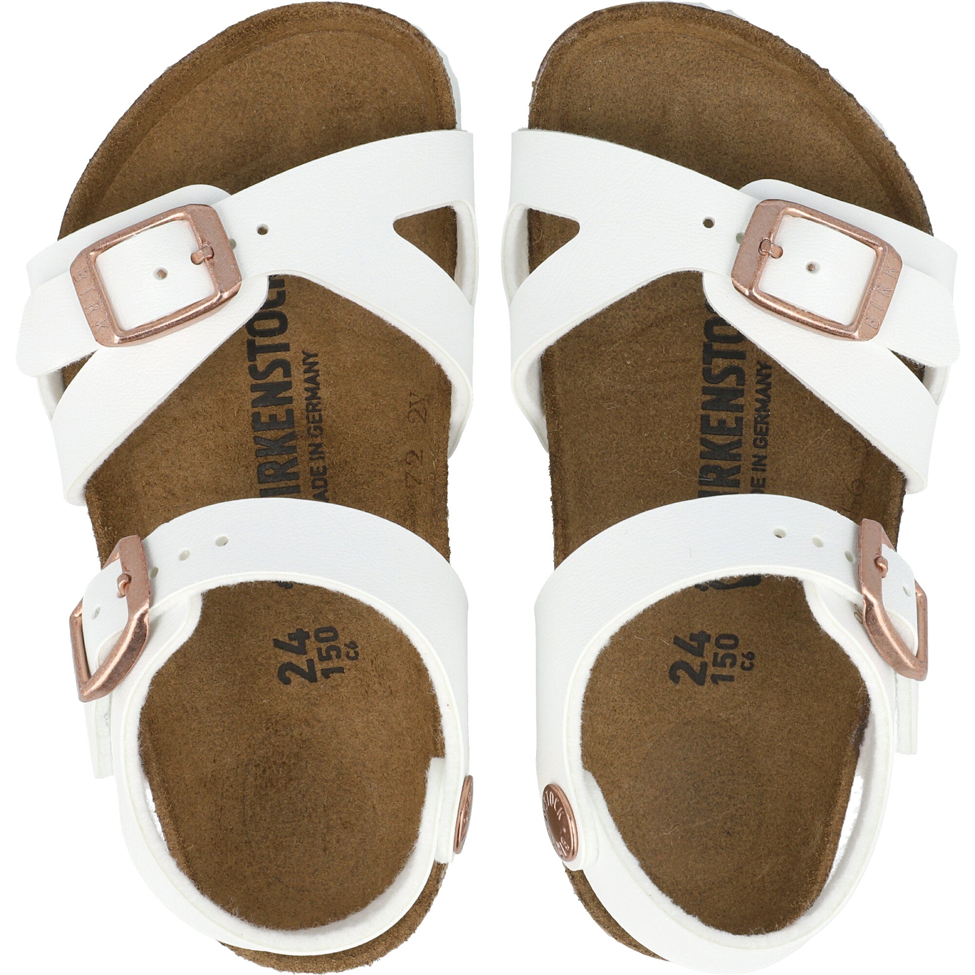 Birkenstock Rio Kids White Sandals