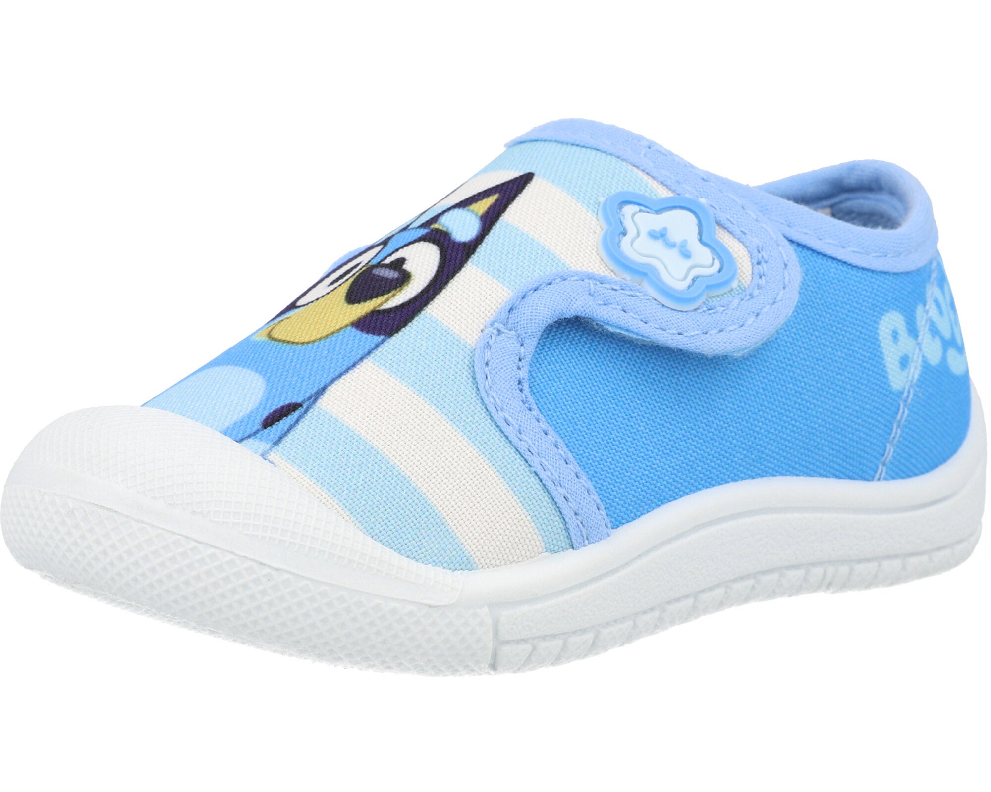 Bluey Blue Canvas Trainers