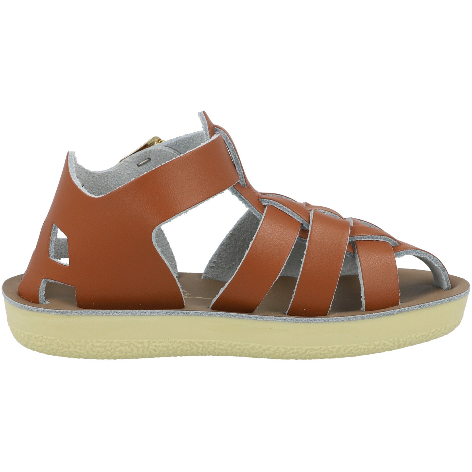 Salt-Water Sun-San Shark Tan Sandals