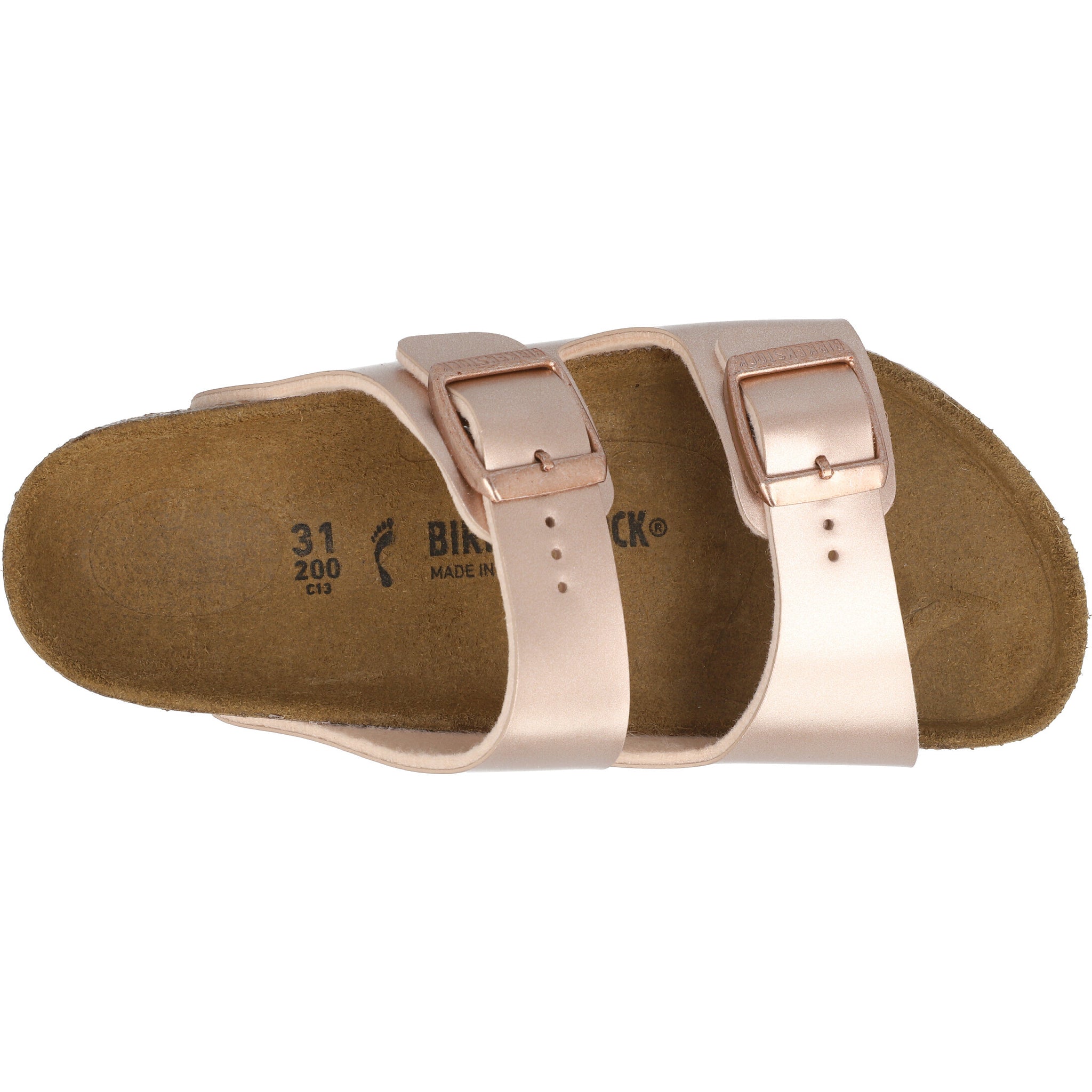 Birkenstock Arizona Kids Electric Metallic Copper Sandals
