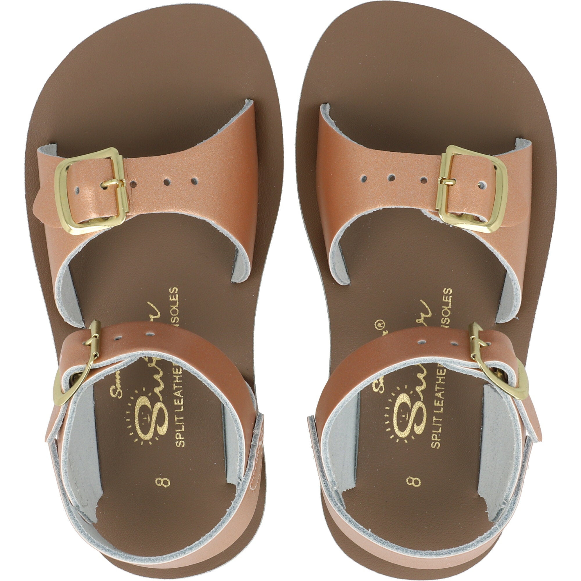 Salt-Water Sun-San Surfer Rose Gold Sandals