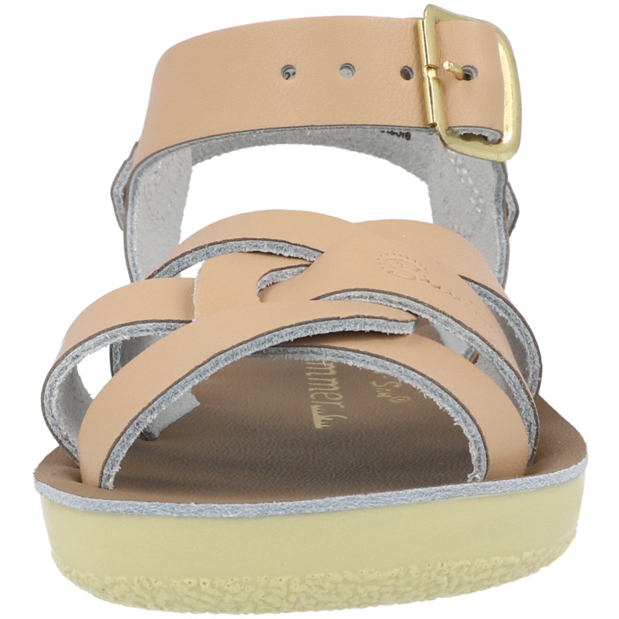 Salt-Water Sun-San Swimmer Kids Latte Sandals