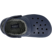 Crocs Kids Classic Lined Clog Navy