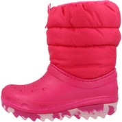 Crocs Kids Classic Neo Puff Boot Candy Pink