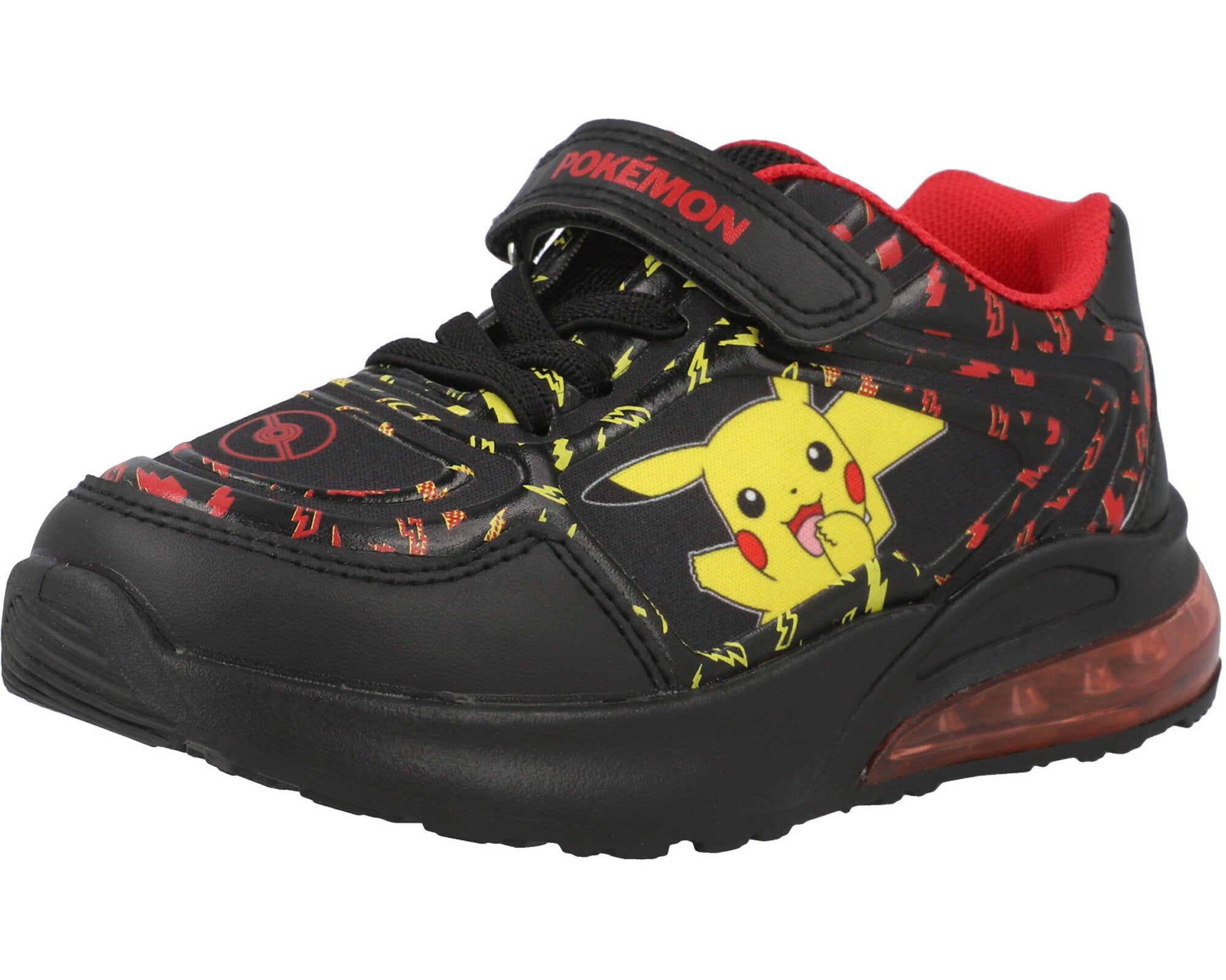 Pokémon Electric Emboss Lights Black Trainers