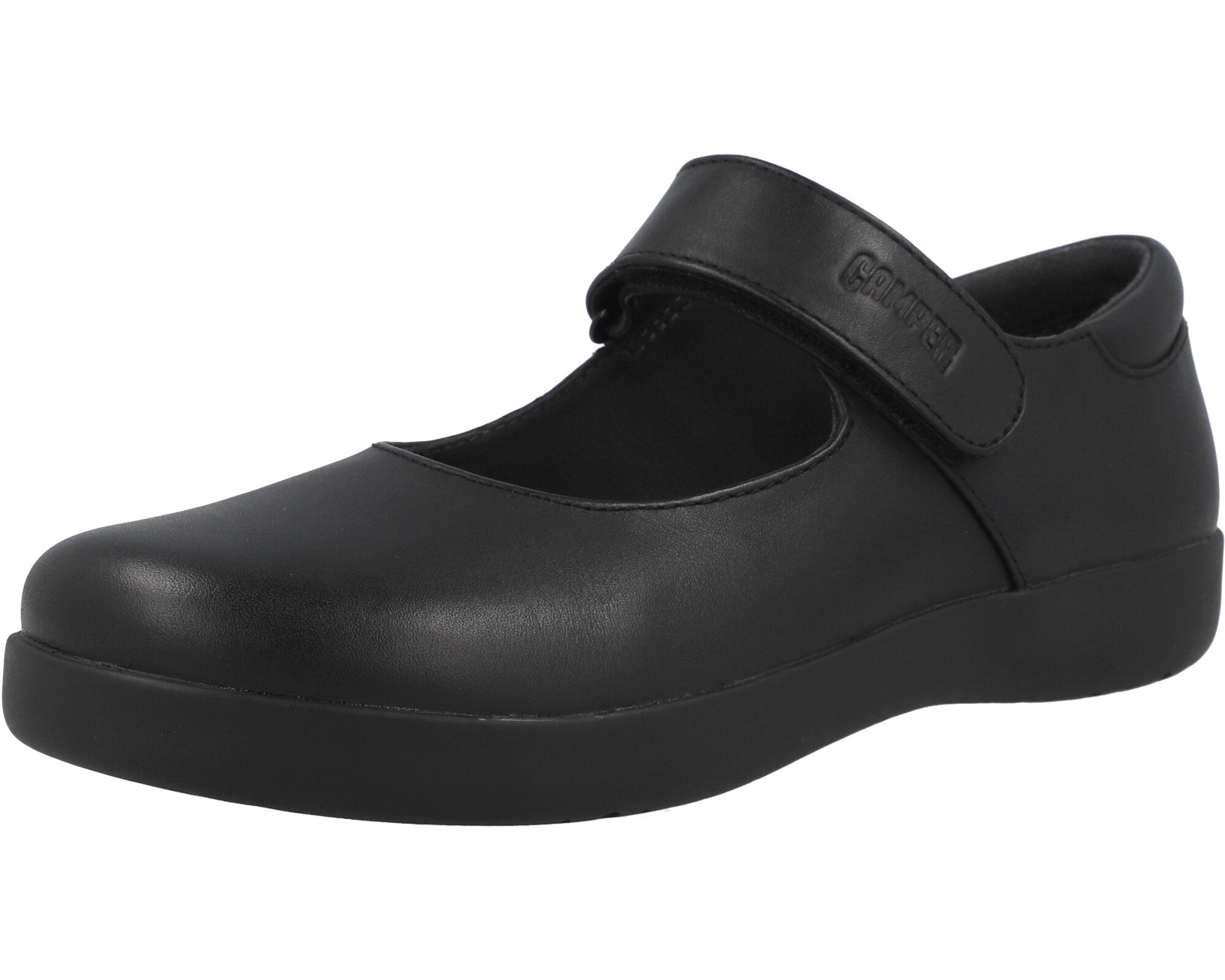 Camper Kids Spiral Black Shoes