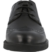 Geox Zheeno Boys' Black Leather Shoes