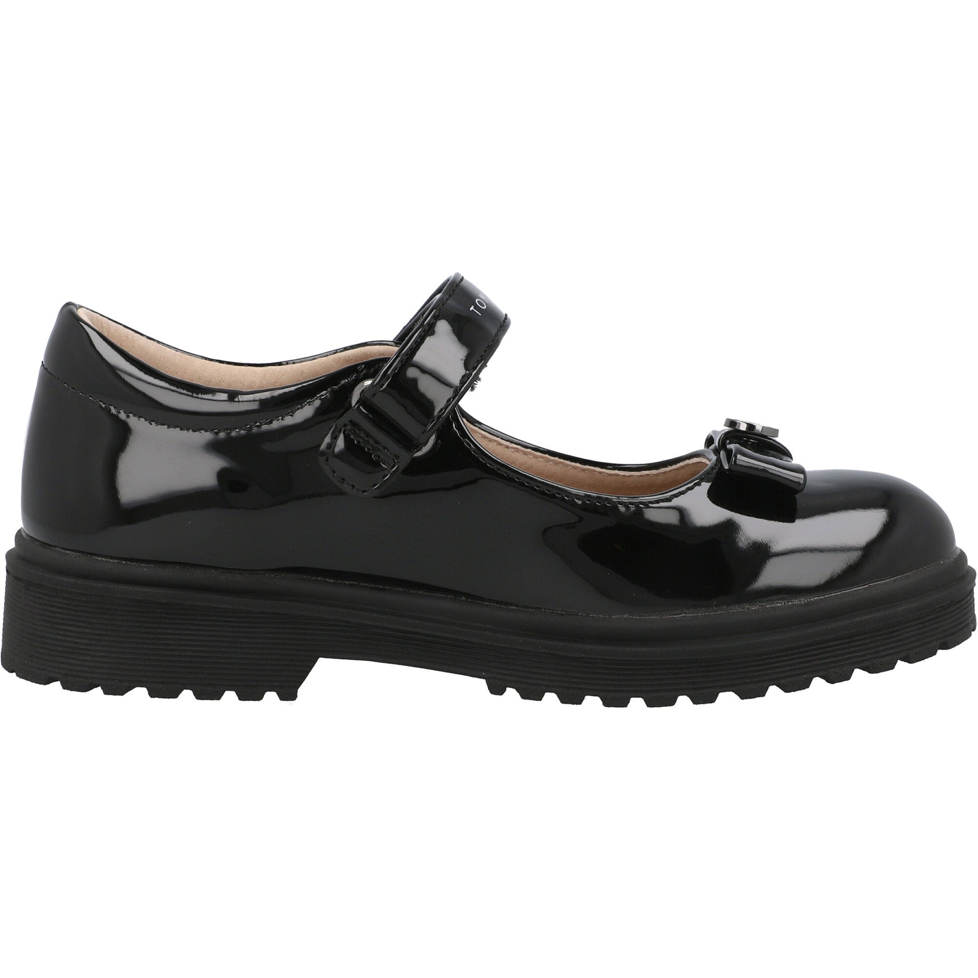 Tommy Hilfiger Black Leather Ballerinas