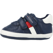 Tommy Hilfiger Blue Crib Trainers