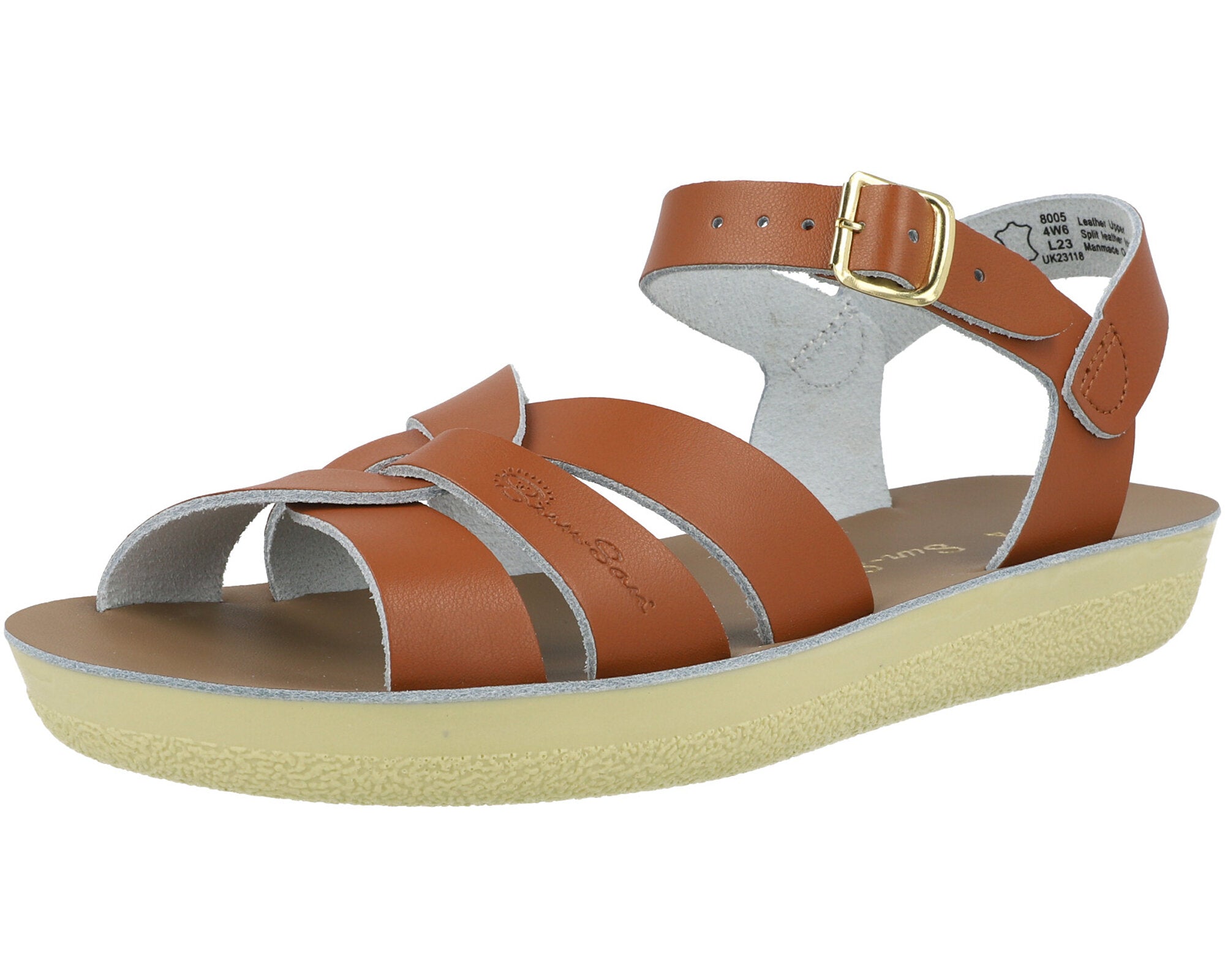 Salt-Water Sun-San Swimmer Tan Sandals