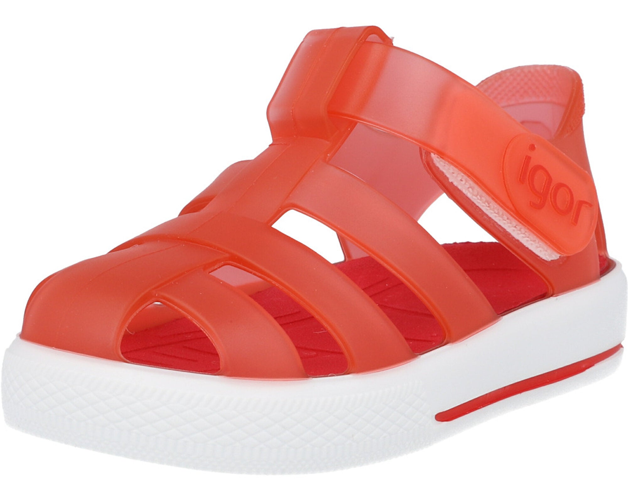 Igor Star Transparent Red Sandals