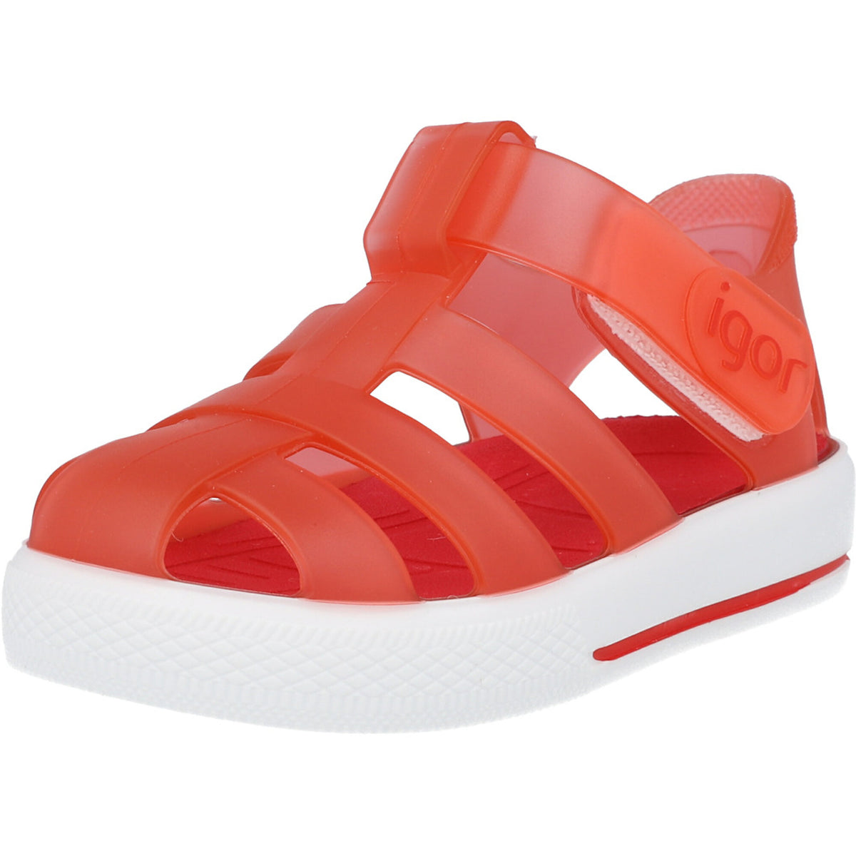 Igor Star Red Transparent Sandals