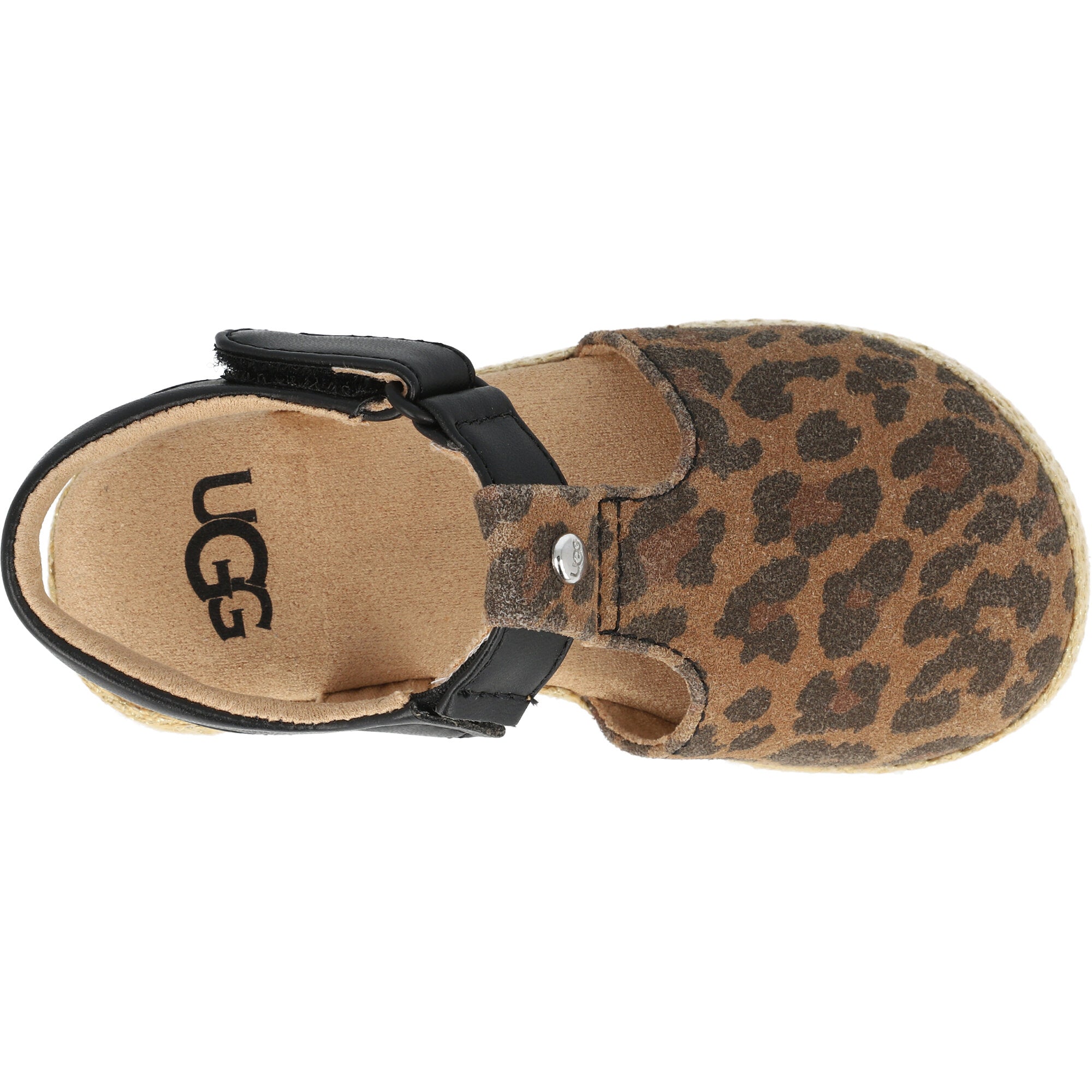 UGG Emmery Leopard Tan Sandals