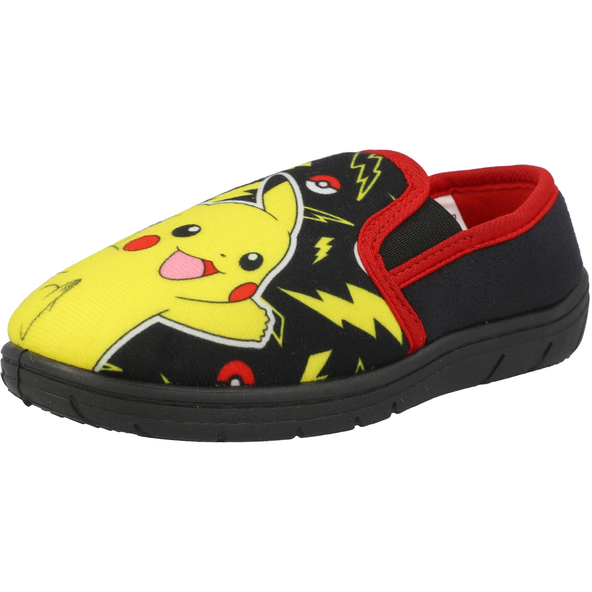 Pokémon Garrison Black Slippers