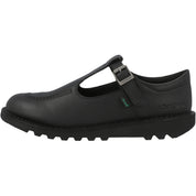 Kickers Kick T Vegan Black School Shoes