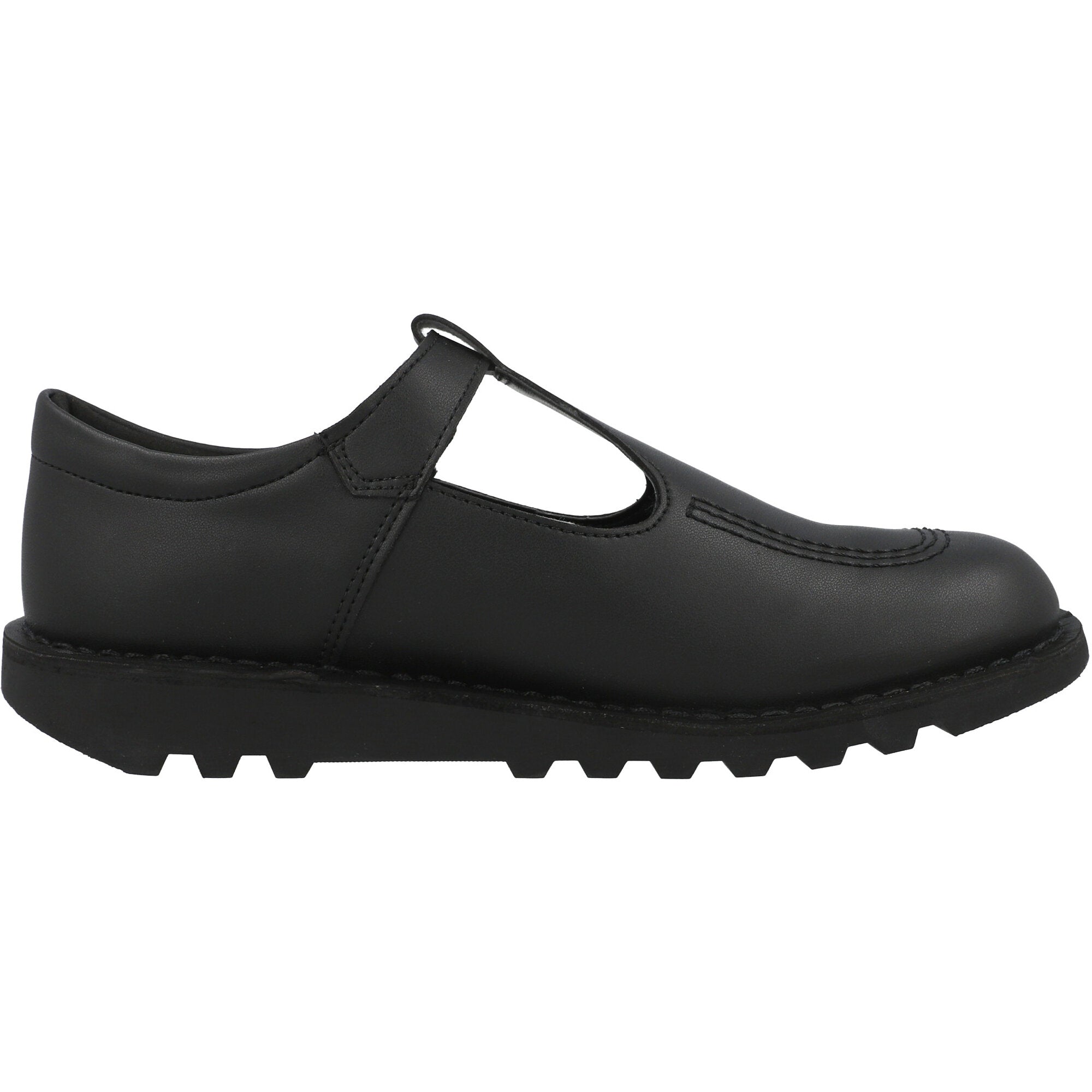 Kickers Kick T Vegan Black School Shoes