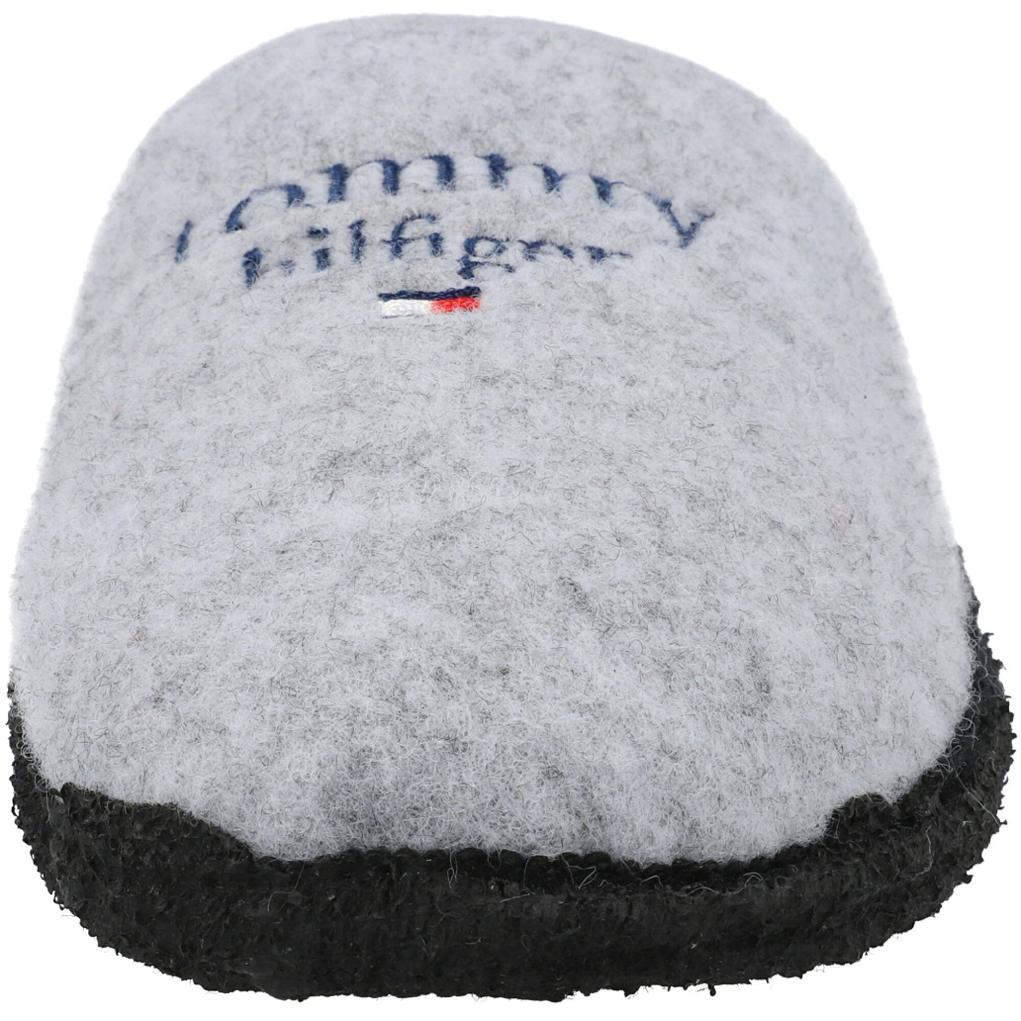 Tommy Hilfiger Grey Felt Slippers