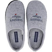 Tommy Hilfiger Grey Felt Slippers