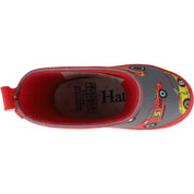 Hatley Classic Race Cars Steel Grey Rain Boots