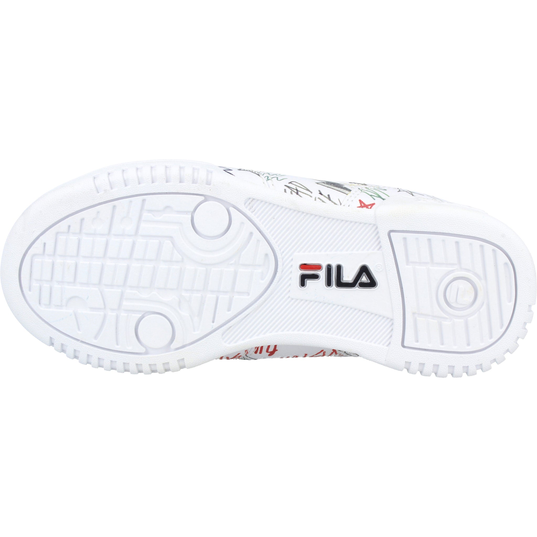 FILA Original Fitness Scribbles White Trainers