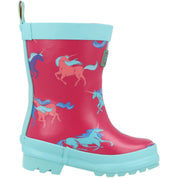 Hatley Shiny Pink Rain Boots