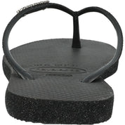 Havaianas Slim Sparkle Black Flip Flops