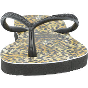 Havaianas Kids Slim Leopard Black Flip Flops