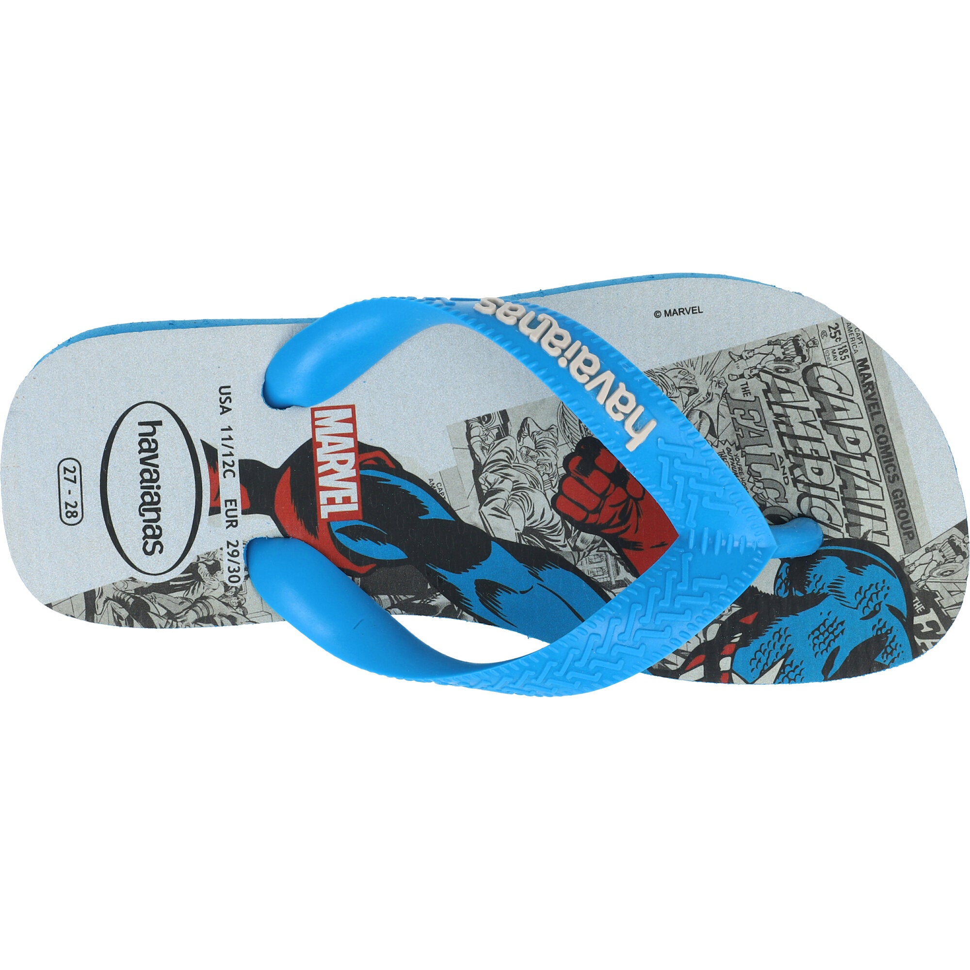 Havaianas Kids Top Marvel Classics Turquoise Flip-Flops