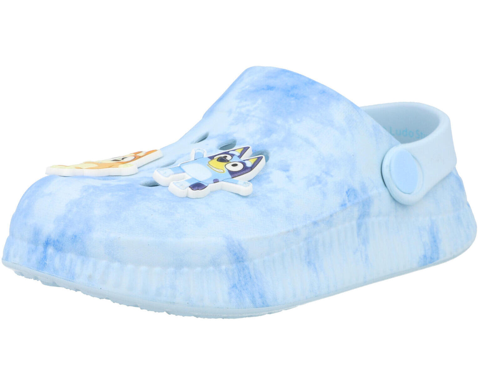 Bluey Tie Dye Effect Clog Blue