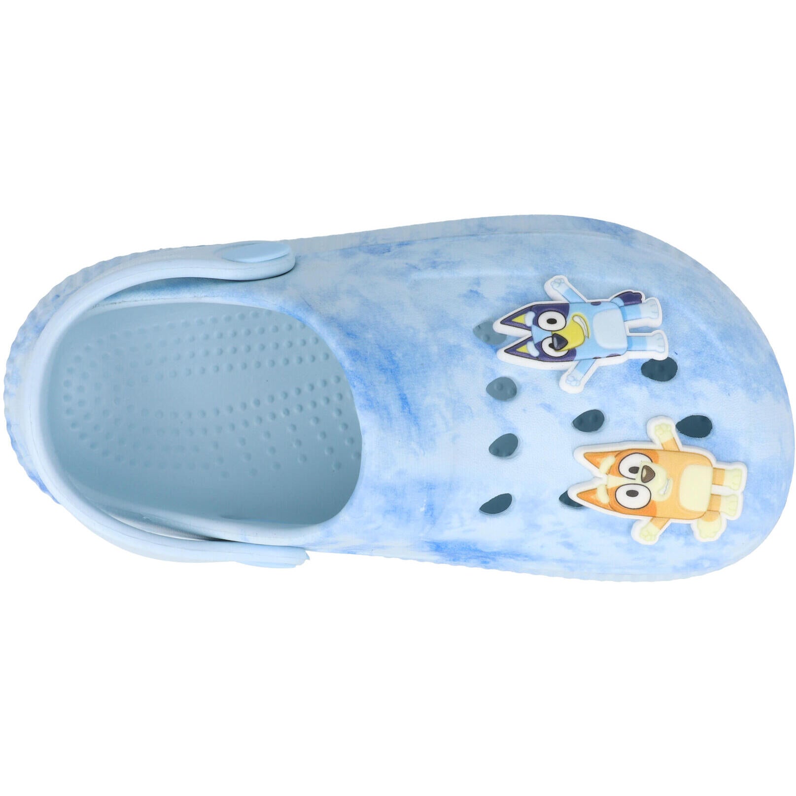 Bluey Tie Dye Effect Clog Blue