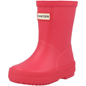 Hunter First Classic Bright Pink Wellington Boots